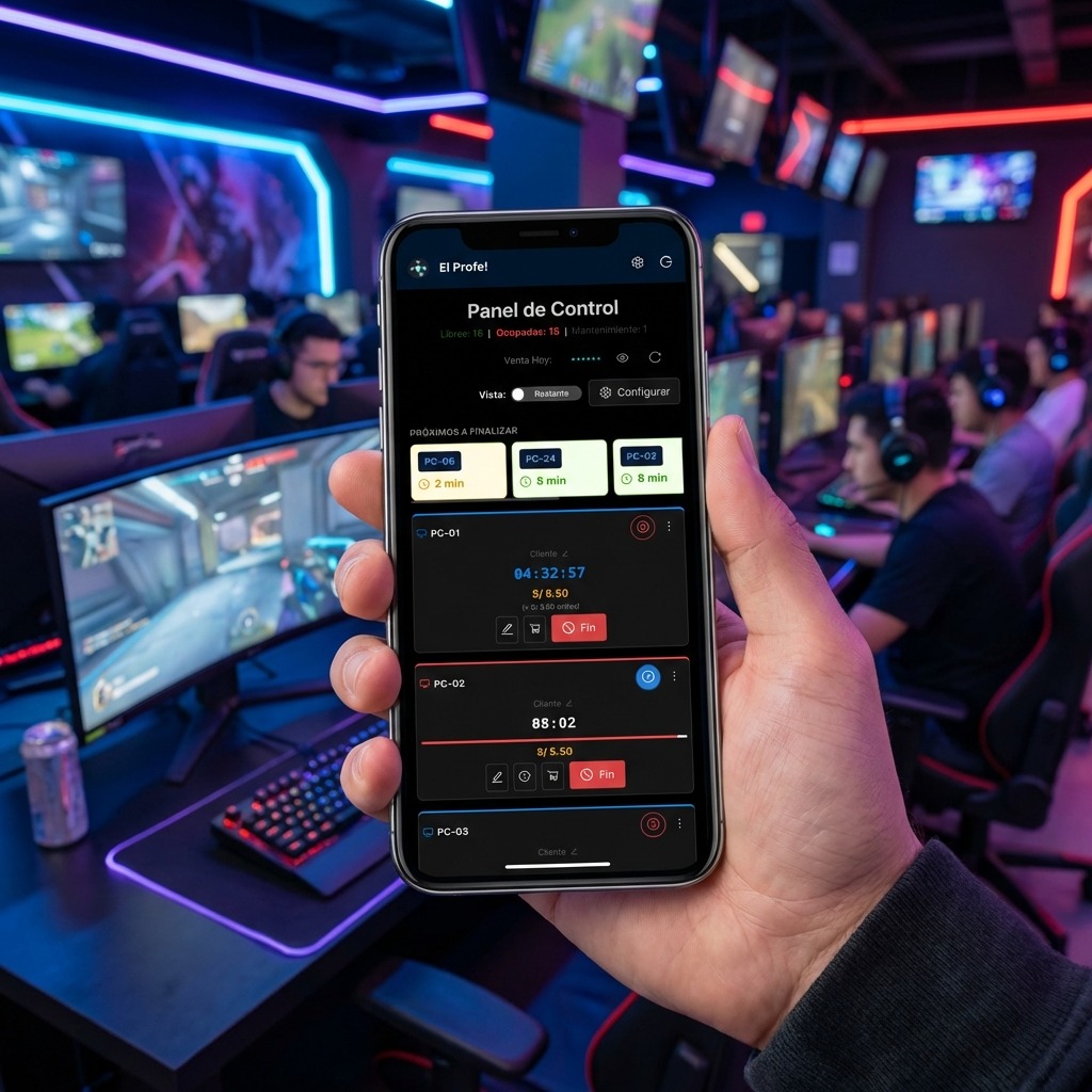 NetControl - Gestión de Cibercafés